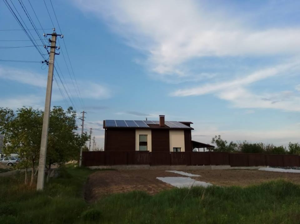СЭС мощностью 13,5 кВт под "зеленый тариф" в селе Чубинское Фото 1